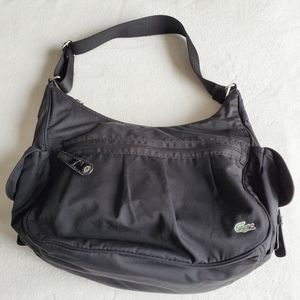 Lacoste Black Hobo Bag